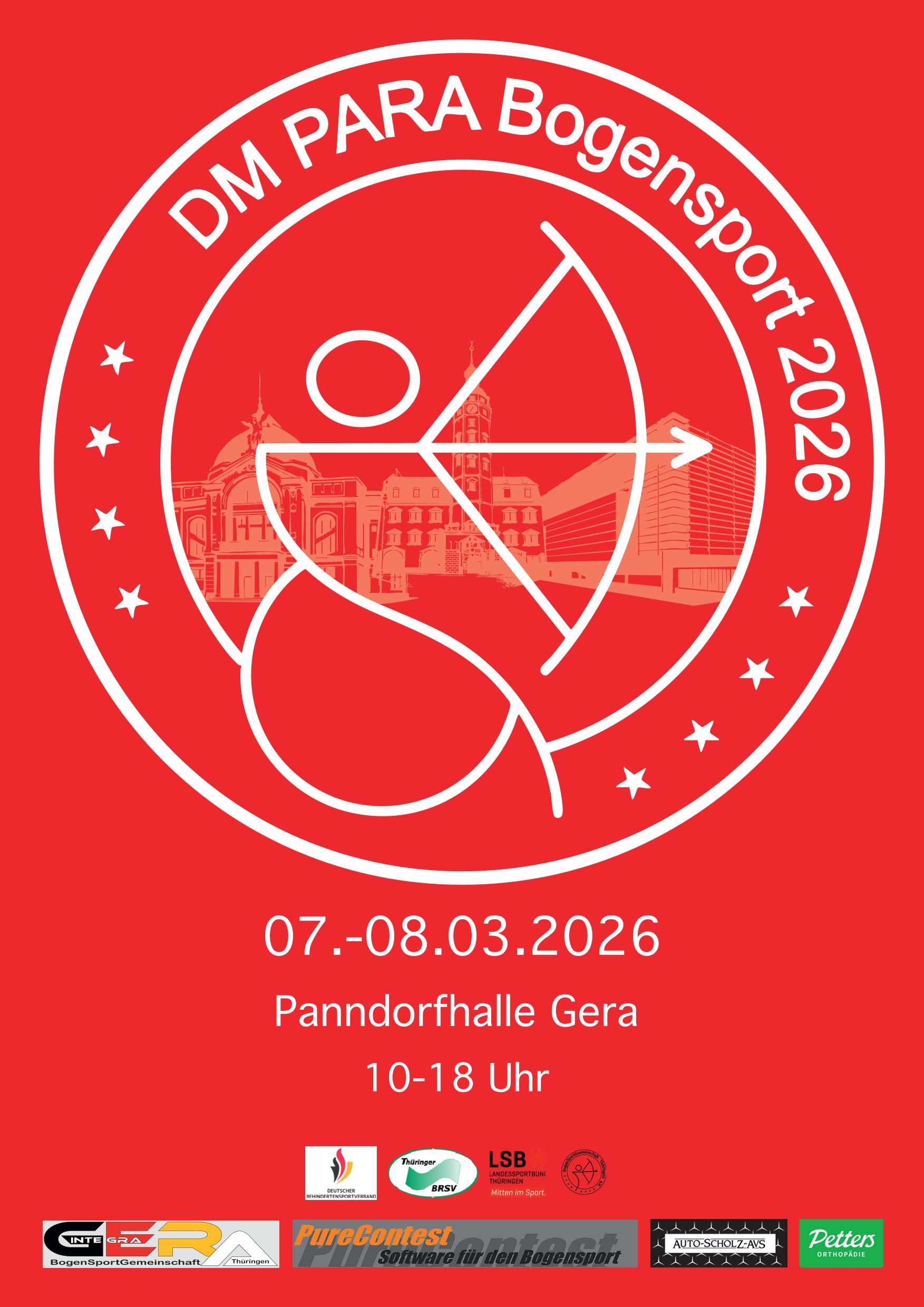 35 Jahre Bogensport in Gera – Deutsche Meisterschaft Para-Bogensport 2026