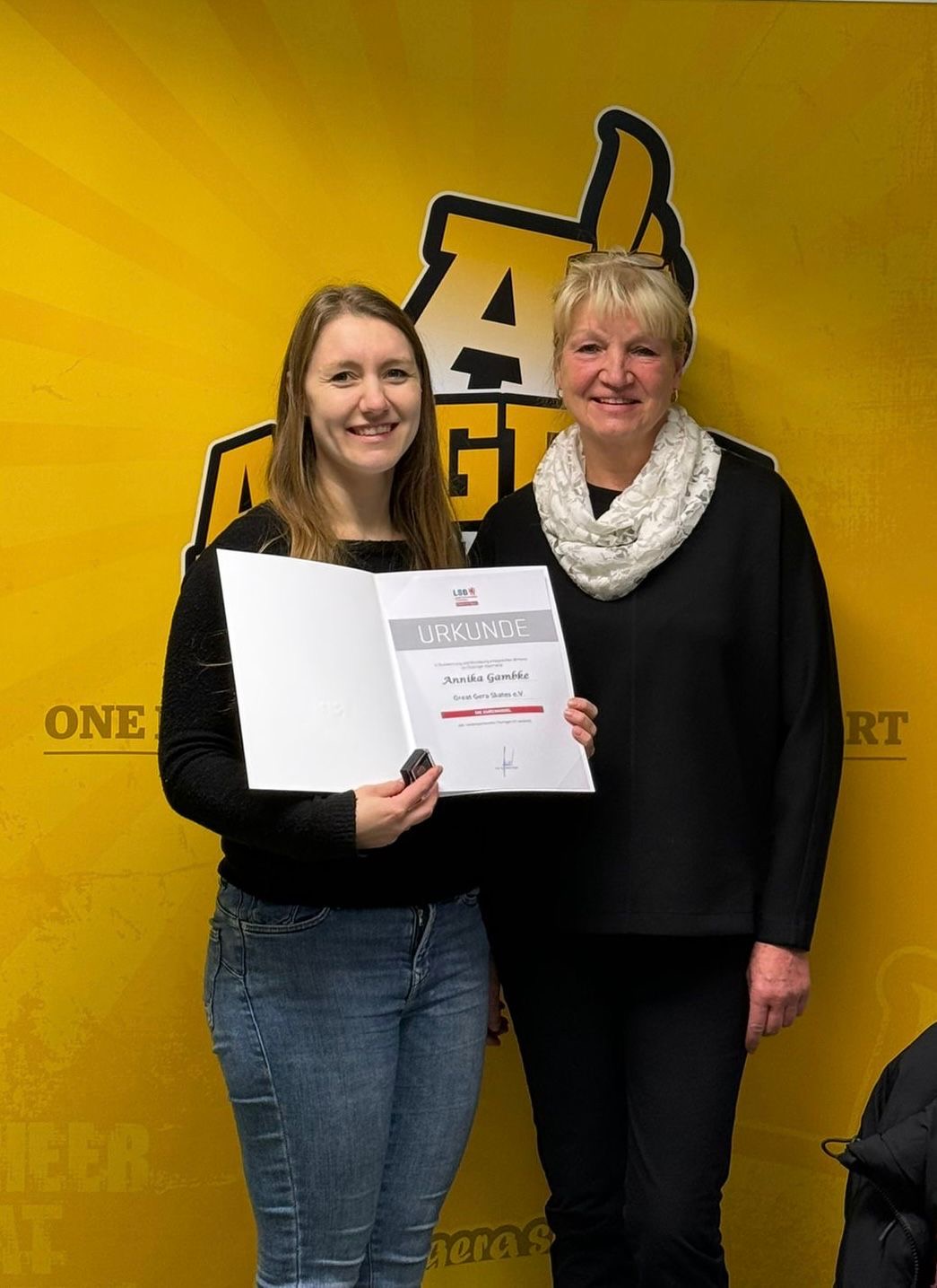 Ehrung für Annika Gambke 